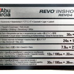 Abu Garcia Revo 4 Inshore Low Profile Baitcast Reel -Abu Garcia Sales Store 106760 5 n 1