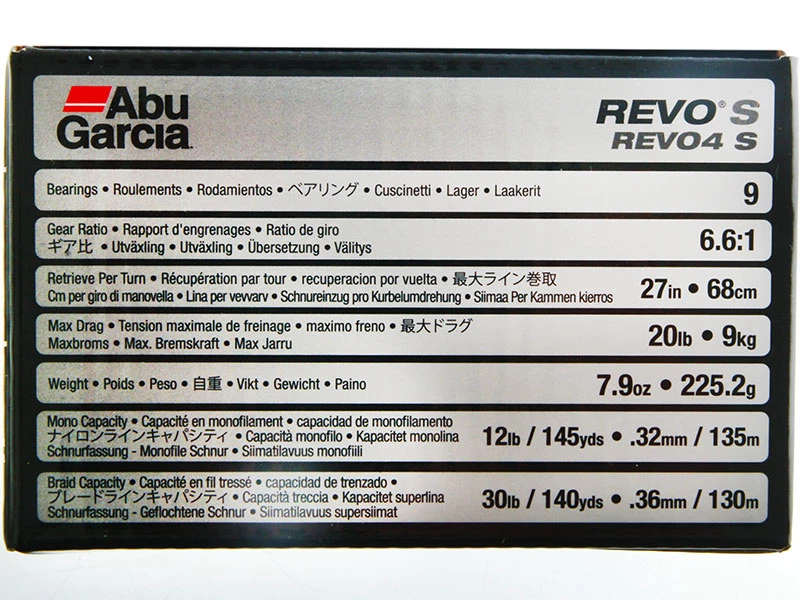 Abu Garcia Revo 4S Low Profile Baitcast Reel 9 Abu Garcia Revo 4S Low Profile Baitcast Reel - Image 7