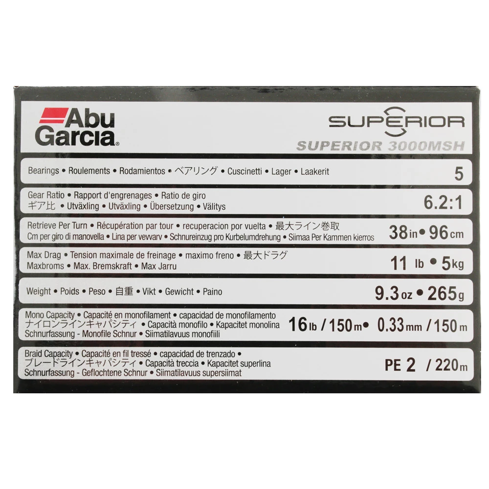 Abu Garcia Superior 3000MSH Softbait Spinning Reel 4 Abu Garcia Superior 3000MSH Softbait Spinning Reel - Image 2