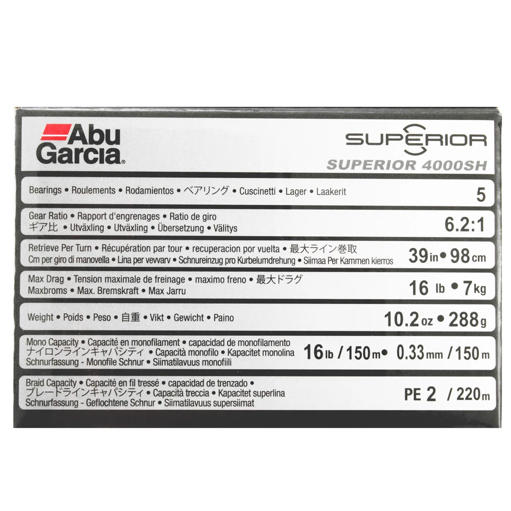 Abu Garcia Superior 4000SH Softbait Spinning Reel 4 Abu Garcia Superior 4000SH Softbait Spinning Reel - Image 2