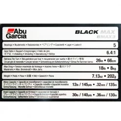 Abu Garcia Black Max Low Profile Baitcaster Reel -Abu Garcia Sales Store 1365366 3 1