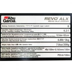 Abu Garcia Revo ALX 2000SH Shallow Spinning Reel -Abu Garcia Sales Store 1395562 3 1