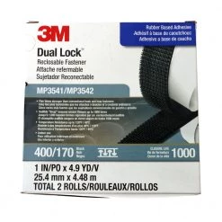 3M MP3541/42 Dual Lock Fastener Black 25mm X 4.5m Mini