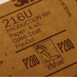 3M Gold 216U Fre-Cut Sandpaper 228 X 279mm