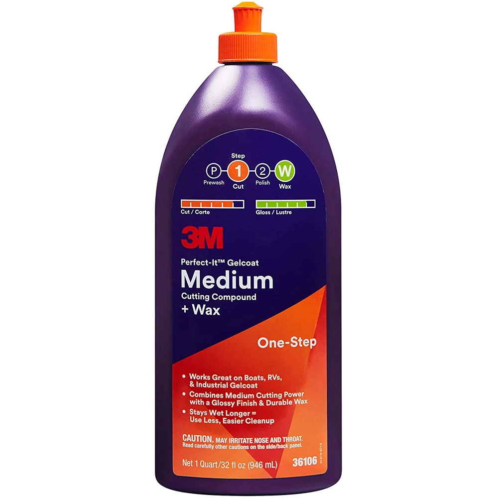 3M Perfect-It Gelcoat Medium Cutting Compound 36106 946ml 3 3M Perfect-It Gelcoat Medium Cutting Compound 36106 946ml