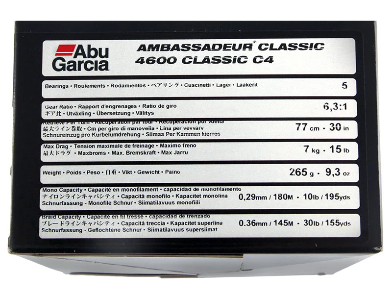 Abu Garcia Ambassadeur C4 4600 Baitcaster Reel 4 Abu Garcia Ambassadeur C4 4600 Baitcaster Reel - Image 2